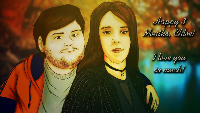 Christmas card I made for my Good-Luck Charm!